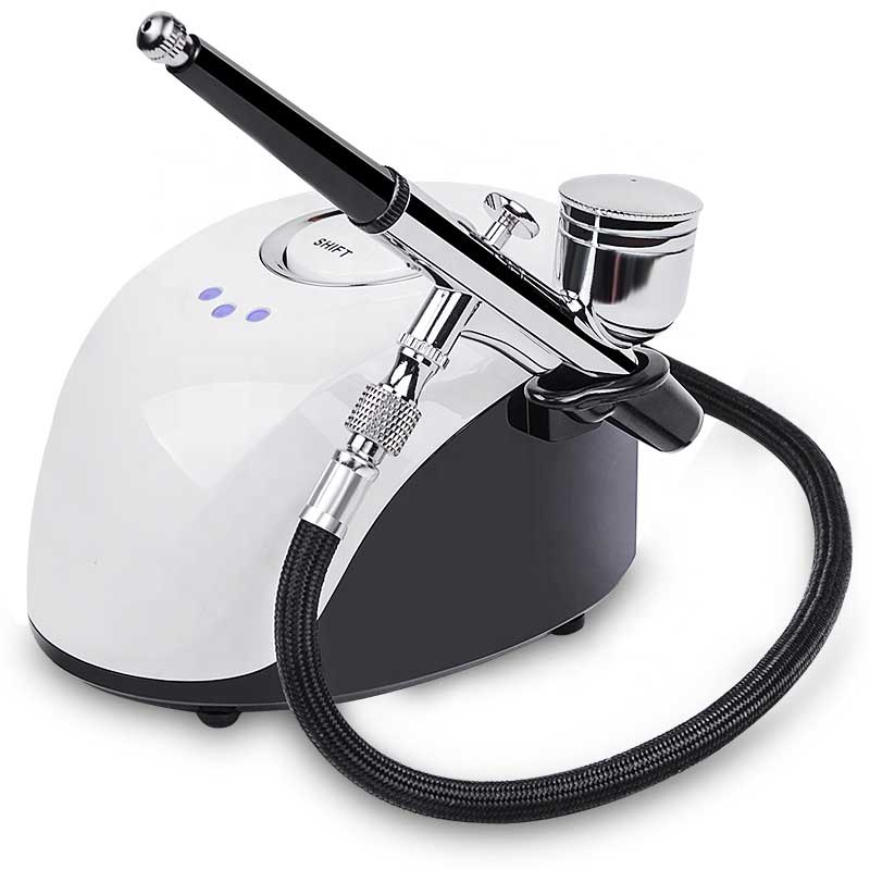 Multi-Purpose Airbrush Compressor Set Kit for Nail Art, Tattoo, Cake Decorating, and Makeup Airbrushing